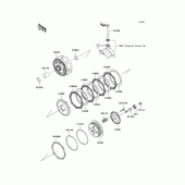Схема вузла: Зчеплення для Kawasaki KLX140 KLX140
