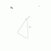 Схема вузла: Stand(s) для Kawasaki KX250/ KX252 KX250