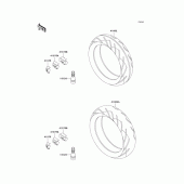 Схема узла: Шины для Kawasaki ZX900 Ninja ZX-9R