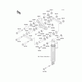 Схема узла: Подвеска для Kawasaki KX500