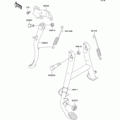 Схема узла: Stand(s) для Kawasaki EX500 EX500