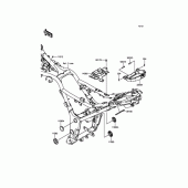 Схема вузла: Рама для Kawasaki EX250 Ninja 250