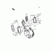 Схема узла: Радиатор для Kawasaki KLX450 KLX450R