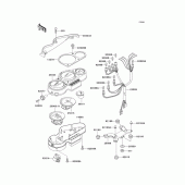 Схема вузла: Meter(s) для Kawasaki ZX750 Ninja ZX-7R