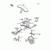 Схема вузла: Крило для Kawasaki EN400 Vulcan 400