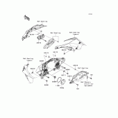 Схема вузла: Headlight(s) для Kawasaki ZX1000 Ninja ZX-10R ABS