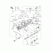 Схема узла: Throttle для Kawasaki ZX600 Ninja ZX-6RR