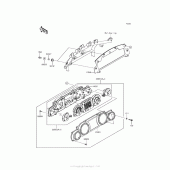Схема вузла: Meter(S) для Kawasaki VN1700 Vulcan 1700 Voyager ABS