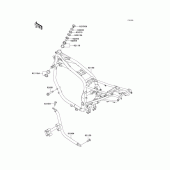 Схема узла: Рама для Kawasaki ZX1100 GPZ1100