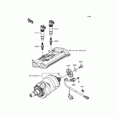 Схема узла: Ignition System для Kawasaki ER650 ER-6N ABS