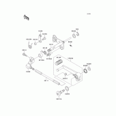 Схема узла: Переключатель передач для Kawasaki ZX1200 Ninja ZX-12R