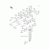 Схема узла: Подвеска для Kawasaki KX500