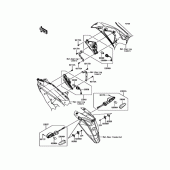 Схема узла: Сигнал поворота для Kawasaki EX400 Ninja 400R