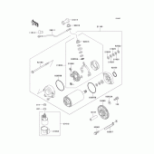 Схема вузла: Starter motor для Kawasaki ZG1000 Concours