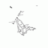 Схема узла: Рама для Kawasaki KLX250 KLX250SR