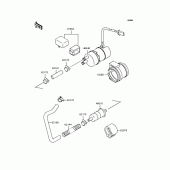 Схема вузла: Fuel pump для Kawasaki ZX400 ZZR400
