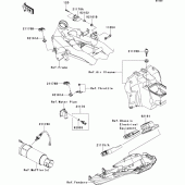 Схема узла: Fuel injection для Kawasaki ZR800 Z800 ABS