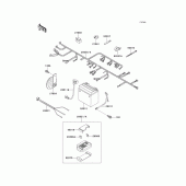 Схема вузла: Електроустаткування для Kawasaki KLE250 Anhelo