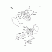 Схема вузла: Engine cover(s) для Kawasaki KLX125 KLX125