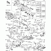 Схема вузла: Chassis electrical equipment(1/2)(a8f) для Kawasaki ZG1400 1400GTR ABS