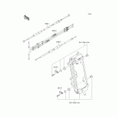 Схема узла: Тросики для Kawasaki KX250/ KX252 KX250F