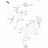 Схема вузла: Stand(s) для Kawasaki ZX600 ZZ-R600