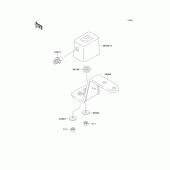 Схема вузла: Meter(s) для Kawasaki KLX250 KLX250R