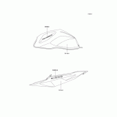 Схема вузла: Decals(green)(a2) для Kawasaki ZR1000 Z1000