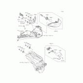 Схема вузла: Стоп сигнал для Kawasaki ER250 Z250 ABS