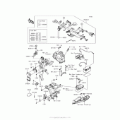 Схема вузла: Електроустаткування для Kawasaki ER650 Z650
