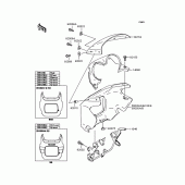 Схема вузла: Обтічник для Kawasaki ZR400 ZRX