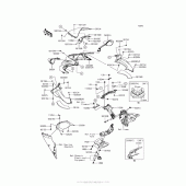 Схема вузла: Cowling (Upper) для Kawasaki ZX1400 Ninja ZX-14R ABS SE