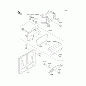Схема вузла: Taillight(s) для Kawasaki EX250 ZZR250