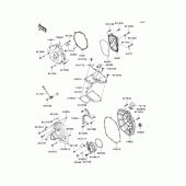 Схема узла: Engine cover(s)(1/2) для Kawasaki ZX1400 Ninja ZX-14