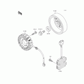 Схема узла: Генератор для Kawasaki ZX600 Ninja ZX-6R