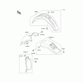 Схема вузла: Крило для Kawasaki KLX300R