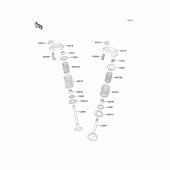 Схема узла: Клапан(ы) для Kawasaki EL250 Eliminator 250