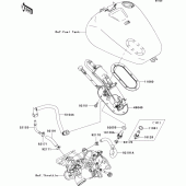 Схема вузла: Fuel pump для Kawasaki VN1500 VN1500 Drifter