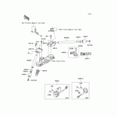 Схема узла: Руль & Пульт управления рулевой для Kawasaki ZX1400 Ninja ZX-14