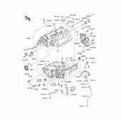 Схема узла: Картер двигателя (1/2) для Kawasaki EX650 Ninja 650