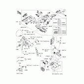 Схема узла: Электрооборудование для Kawasaki VN1700 VN1700 Classic ABS