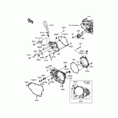 Схема вузла: Engine Cover(s) для Kawasaki KX450 KX450F