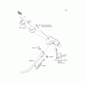 Схема узла: Stand(s) для Kawasaki VN900 Vulcan 900 Classic LT
