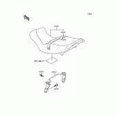 Схема вузла: Сидіння для Kawasaki EX250 ZZR250
