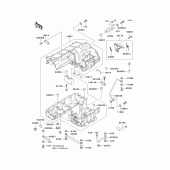 Схема узла: Картер двигателя для Kawasaki ZG1000 1000GTR