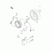 Схема вузла: Генератор для Kawasaki KLX250 KLX250