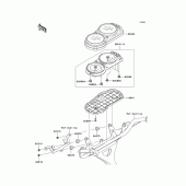 Схема узла: Измерительный прибор для Kawasaki ZX600 Ninja ZX-6