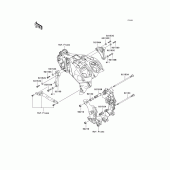 Схема узла: Крепления двигателя для Kawasaki ZX1400 Ninja ZX-14