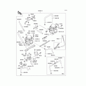 Схема вузла: Carburetor(1/2) для Kawasaki EX250 Ninja 250
