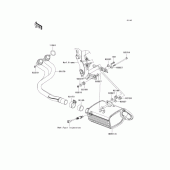 Схема вузла: Вихлопна система для Kawasaki EX400 Ninja 400R ABS